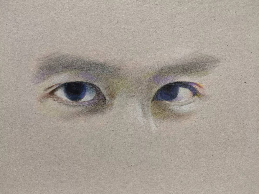 重庆美术培训画室教你画男神的眼睛！