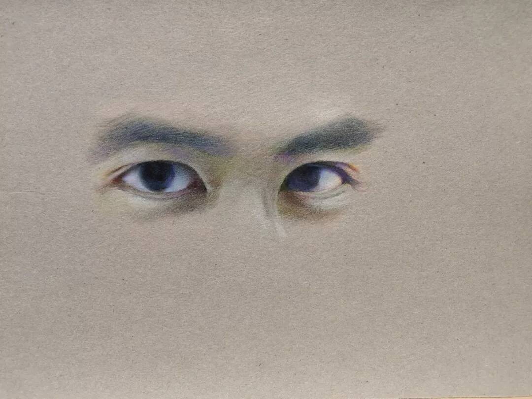 重庆美术培训画室教你画男神的眼睛！