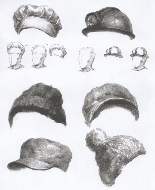 重庆美术培训 | 你知道如何画好素描头像中的眼镜、帽子和围巾吗？