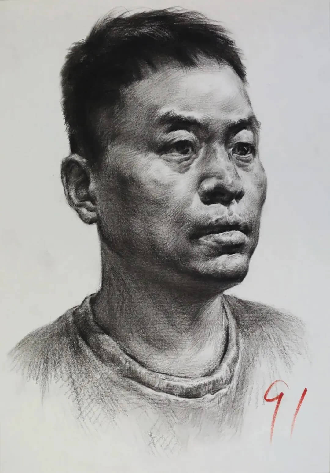 各省美术一模素描高分卷大pk，重庆美术集训画室带你来看看都有哪些共同特征？