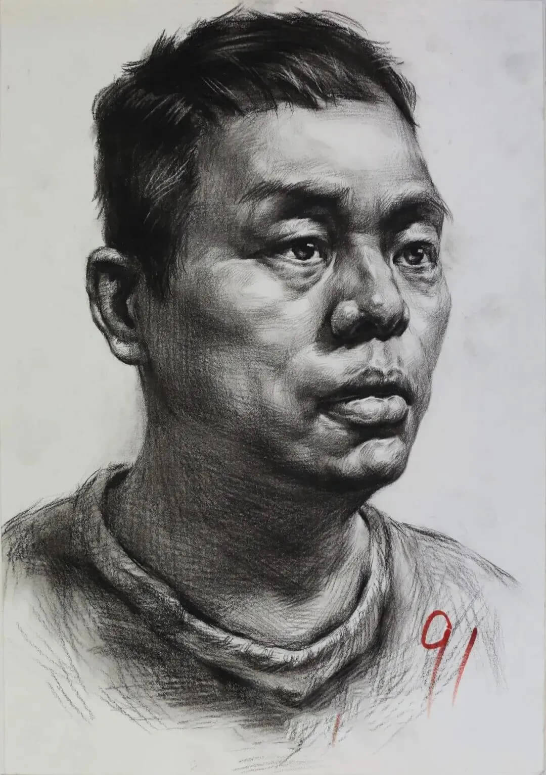 各省美术一模素描高分卷大pk，重庆美术集训画室带你来看看都有哪些共同特征？